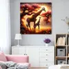 HUACAN Diamond Painting Kit – Mystic Giraffe Glow – photo 3
